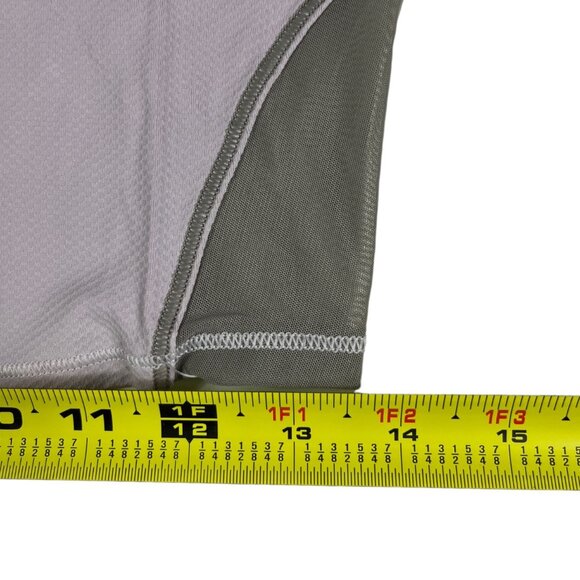 Athleta Ignite Top Shasta Purple/Bluff Gray Cropped Size Medium - Picture 10 of 15